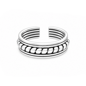 Aureline Orbit Toe Ring in 925 sterling silver – main view