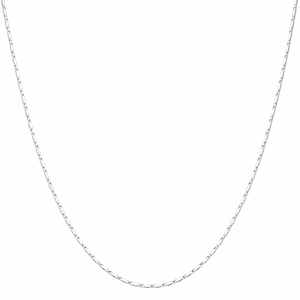 Anchor Square Link Chain in 925 sterling silver – side view