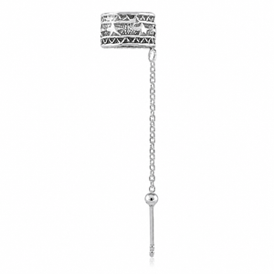 Celestial Chain Ear Cuff Drop Earring in 925 sterling silver – main view