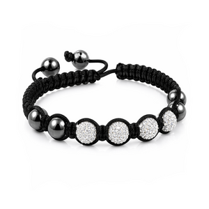 Four-Ball Shamballa Bracelet in 925 sterling silver – main view