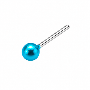 Colour Ball Nose Pin Stud in 925 sterling silver – additional view