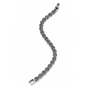Marcasite Teardrop Link Bracelet in 925 sterling silver – main view