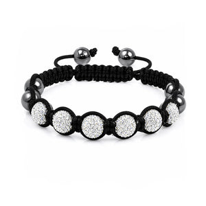 Six-Ball Shamballa Bracelet in 925 sterling silver – main view