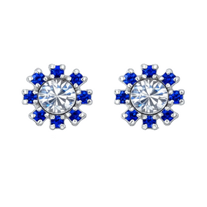 Celestial Starburst Stud Earrings in 925 sterling silver – additional view