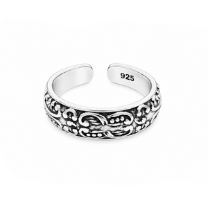 Veloura Filigree Toe Ring in 925 sterling silver – main view