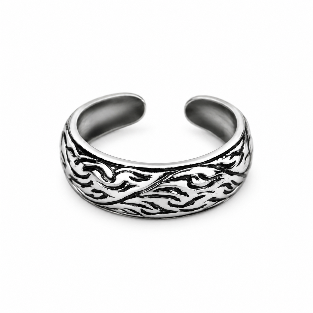 Tidevine Wave Toe Ring in 925 sterling silver – main view