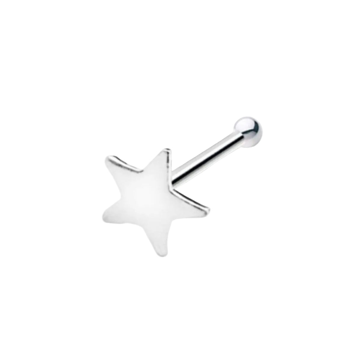 Celestial Star Nose Bone Stud in 925 sterling silver – main view