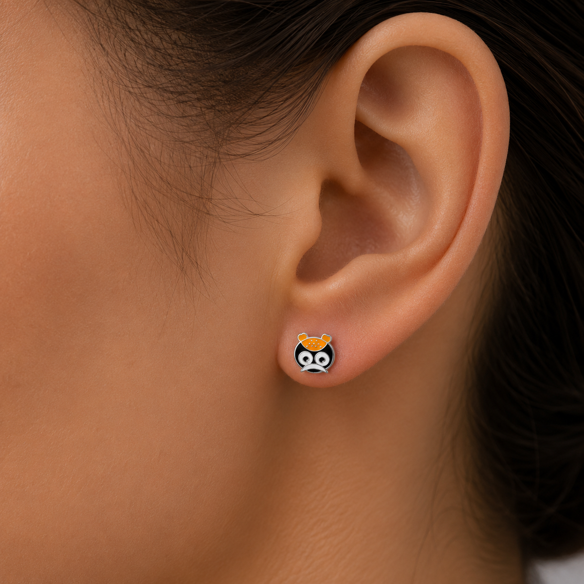 Cute Cartoon Cat Stud Earrings