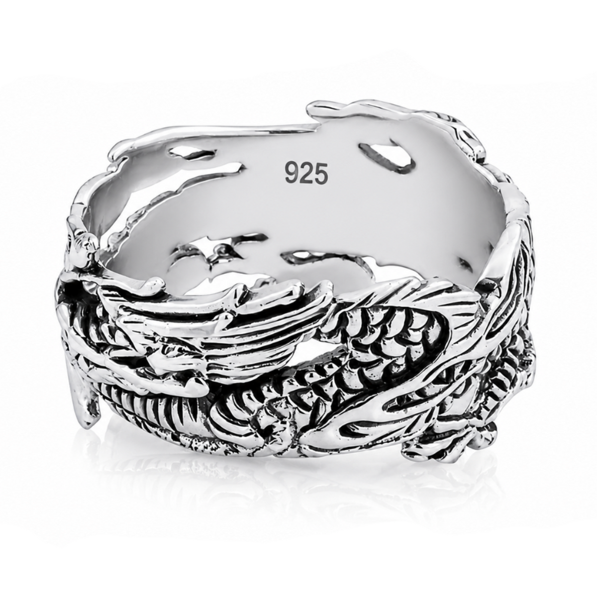 Dragon Band Ring in 925 sterling silver – main view