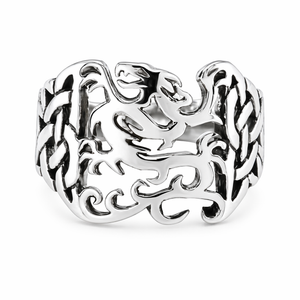Dragon Cutout Ring in 925 sterling silver – main view