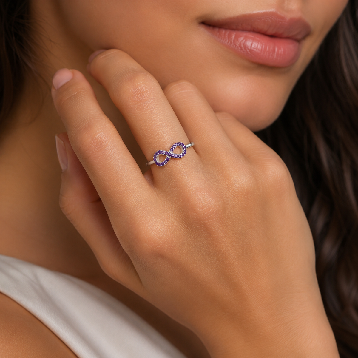 Aurelia Infinity Ring