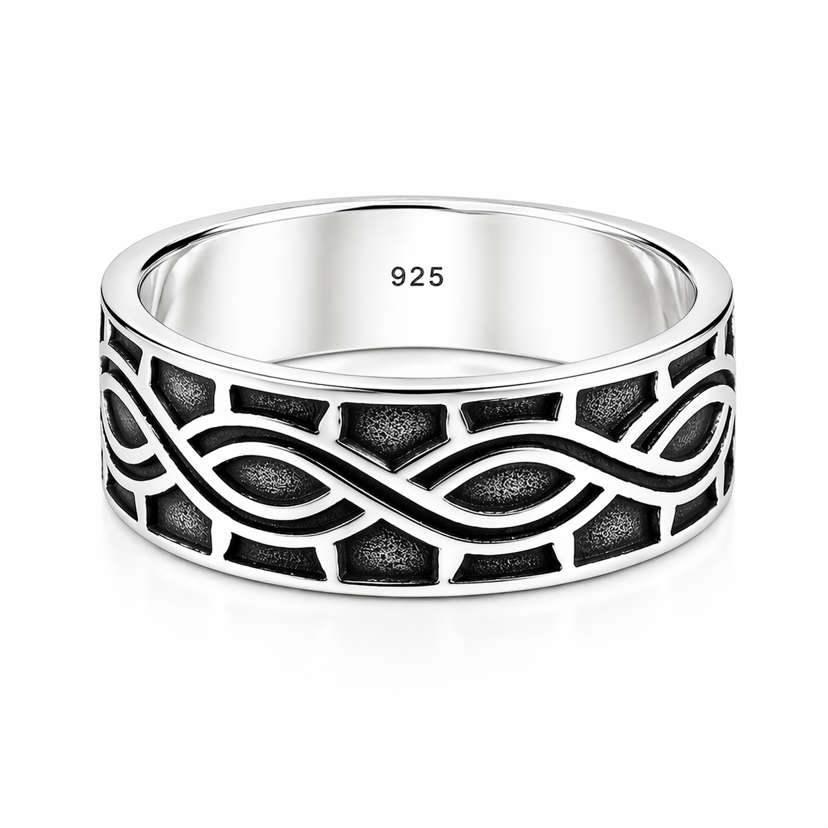 Infinity Band Ring in 925 sterling silver – main view