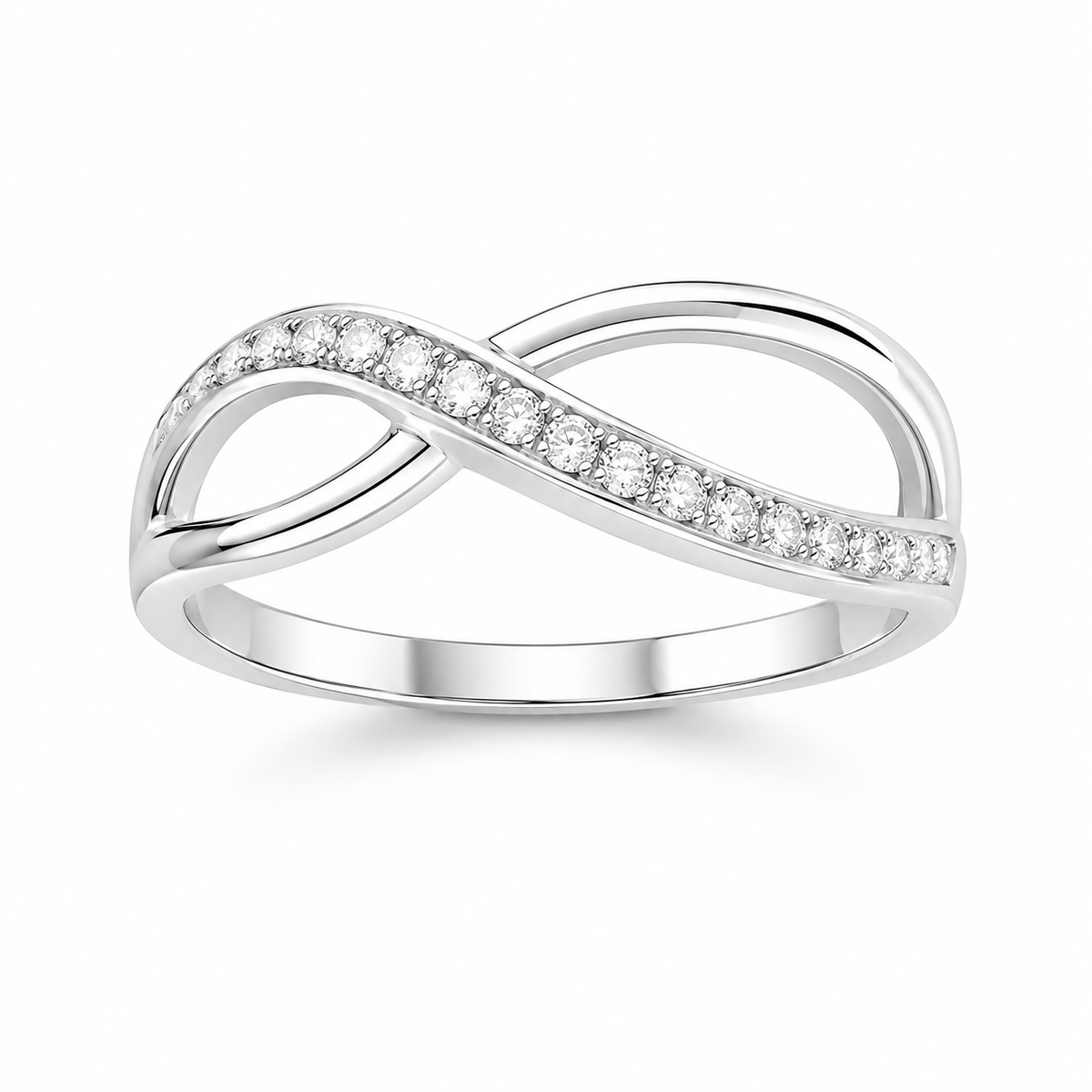 Infinity Pavé Ring