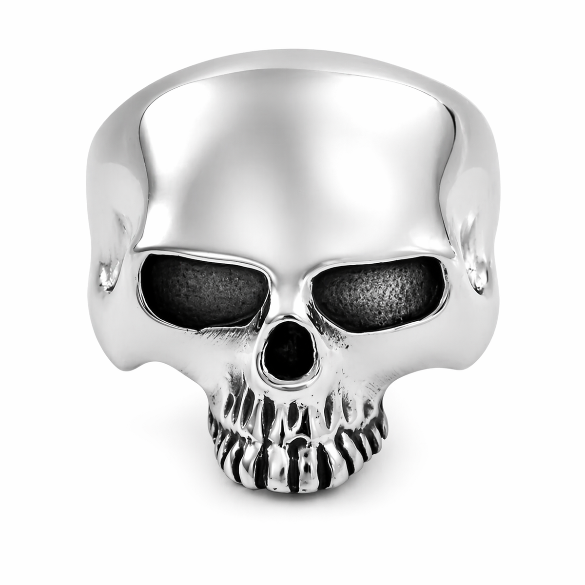 Skull Statement Ring in 925 sterling silver – main view