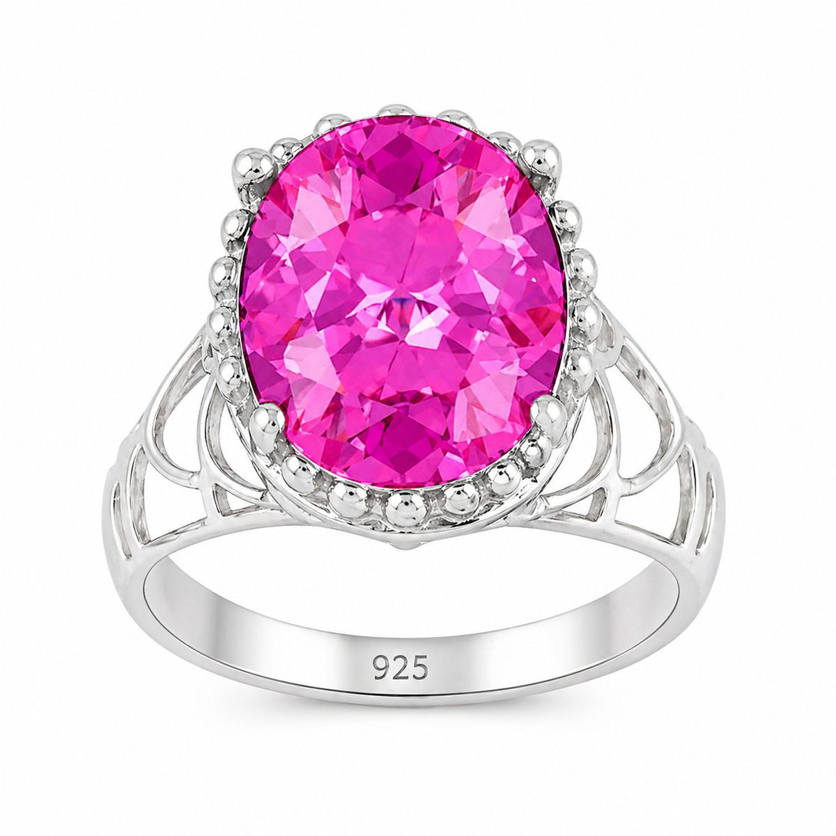Rosabelle Oval Halo Ring