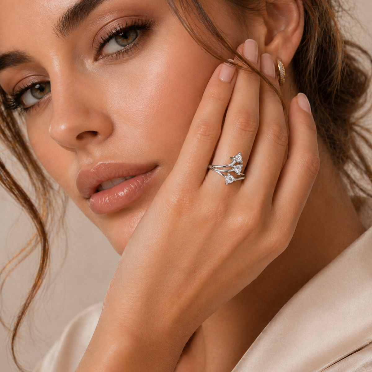 Three-Stone Engagement Ring