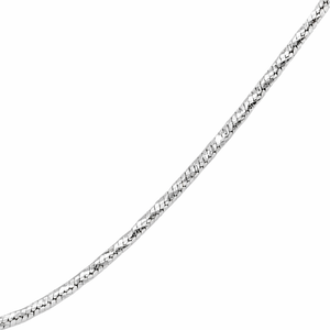 Twisted Oxidised Rope Chain in 925 sterling silver – main view