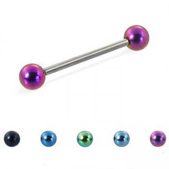 Barbells with Ion Plated Balls