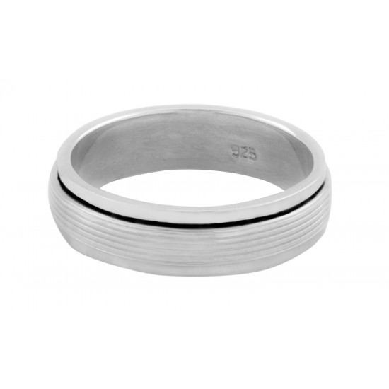  Stripe Design Spinners  Men's Ring
