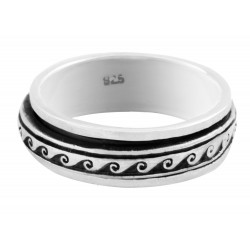  Surfer Wave Spinners  Men's Ring