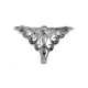 Vintage  Marcasite Shield Cutout Women's Ring