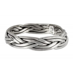 Sterling Silver 5 mm Braided Celtic Knot Ring